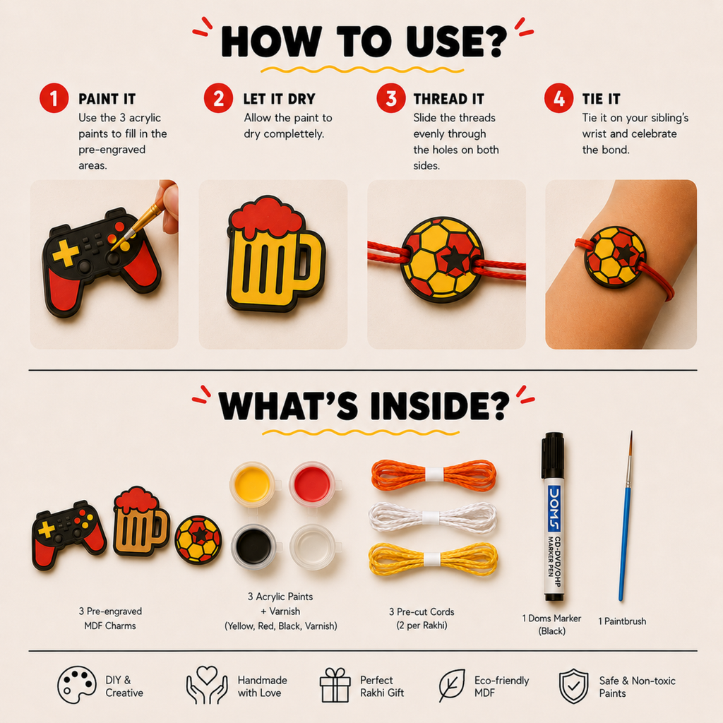 Lifestyle Collection – DIY Rakhi Kit