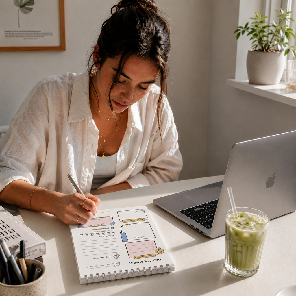 Start — Daily Planner Notepad | Undated | 100 GSM PAPER