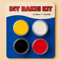 3 Acrylic Paints (Yellow, Red, Black)