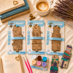 Reading girl era- "SIP & PAINT"- DIY bookmark kit