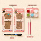 Cherry girl summer-  "SIP & PAINT" DIY Bookmark Kit