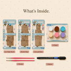 Reading girl era- "SIP & PAINT"- DIY bookmark kit