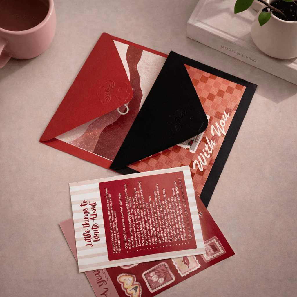 Letters Over Coffee- Set of 2 Cards