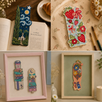 DIY Wooden Bookmark – Pre-Engraved Illustration