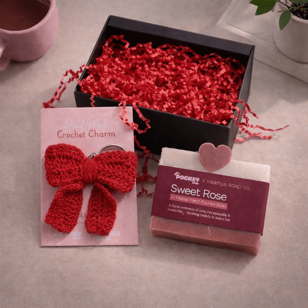 Crochet Charm + Heart Top soap Bundles