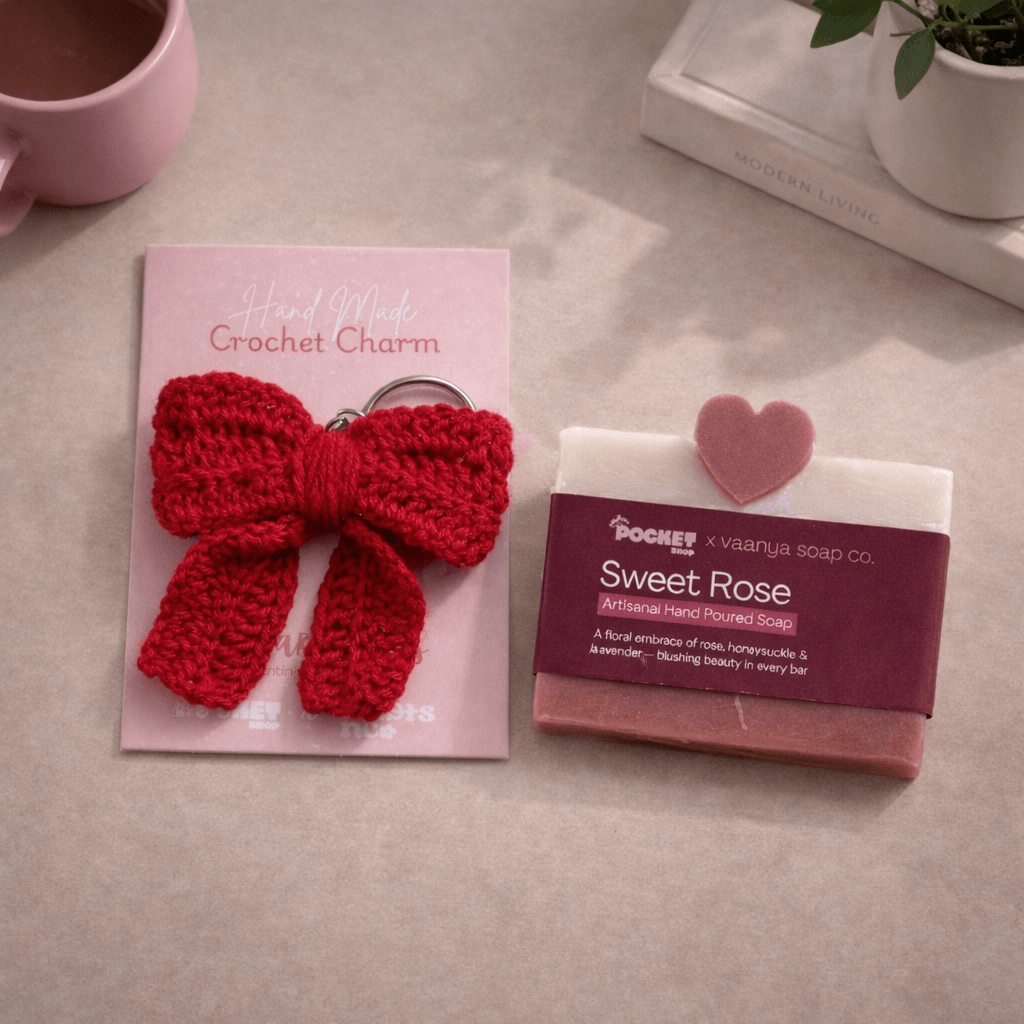 Crochet Charm + Heart Top soap Bundles