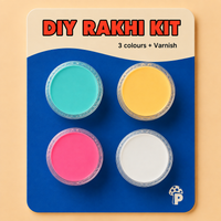 3 Acrylic Paints (Yellow, Blue, Pink)