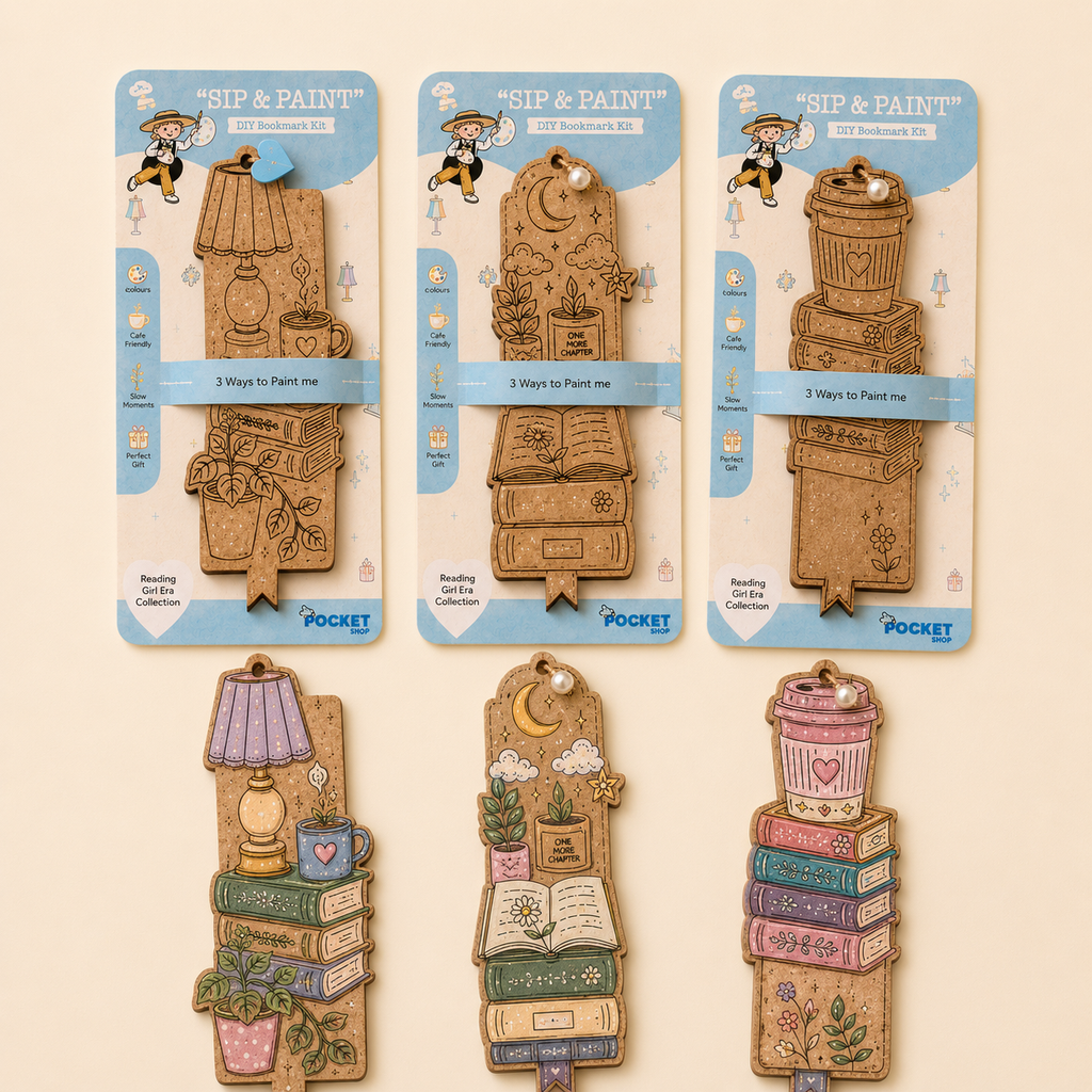 DIY Wooden Bookmark – Pre-Engraved Illustration