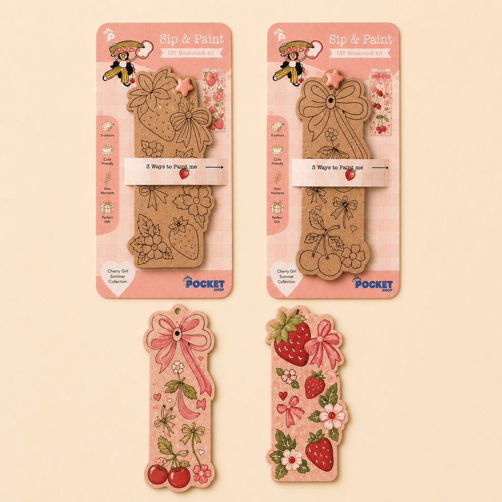 DIY Wooden Bookmark – Pre-Engraved Illustration