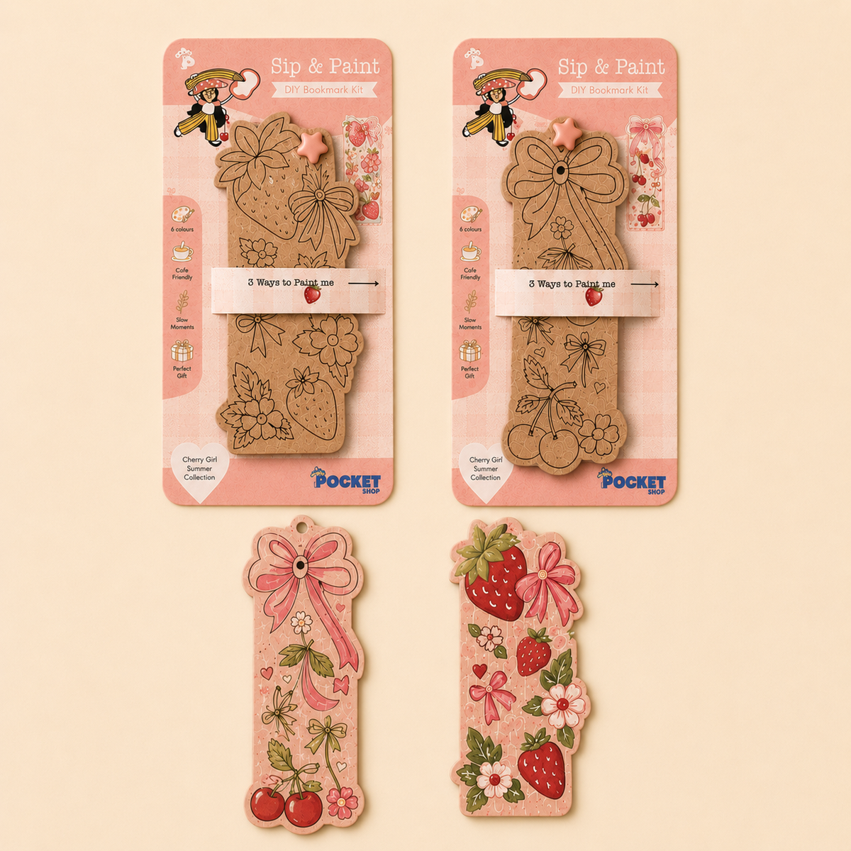 DIY Wooden Bookmark – Pre-Engraved Illustration