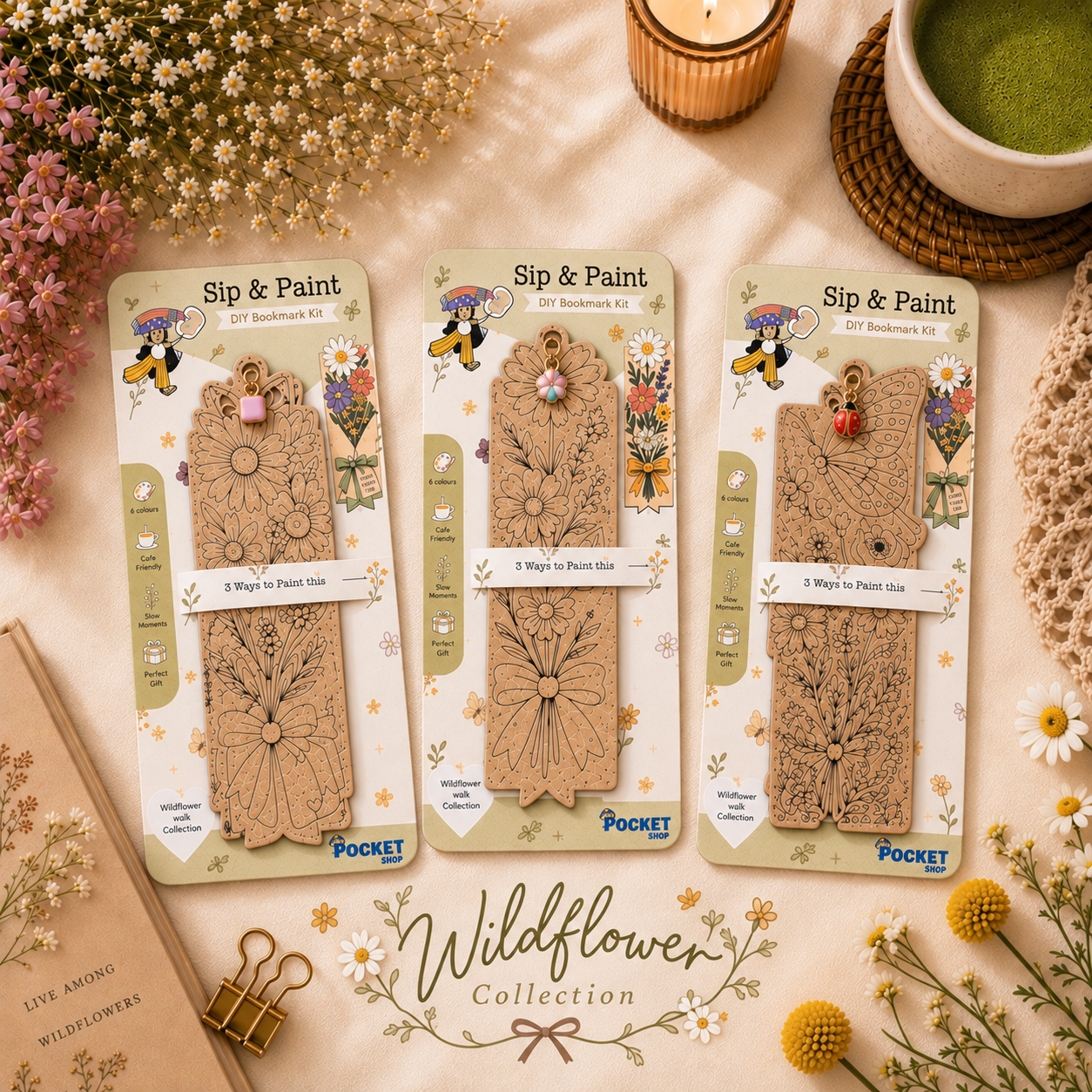 DIY Wooden Bookmark – Pre-Engraved Illustration