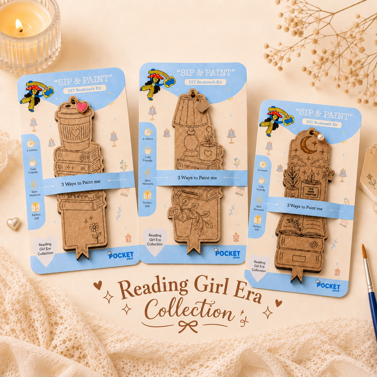 DIY Wooden Bookmark – Pre-Engraved Illustration